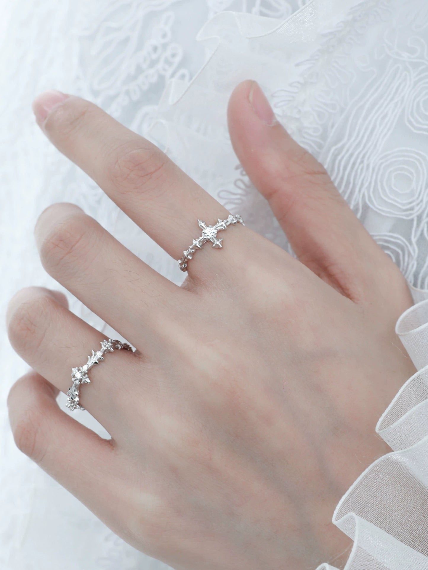 1STXULIE - Cross Ring (Various Designs)