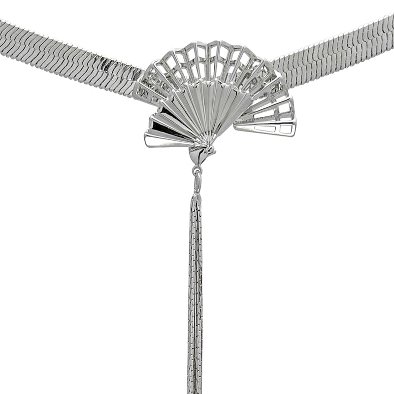 ABILLIONTH - New Chinese-Style Fan Tassel Necklace