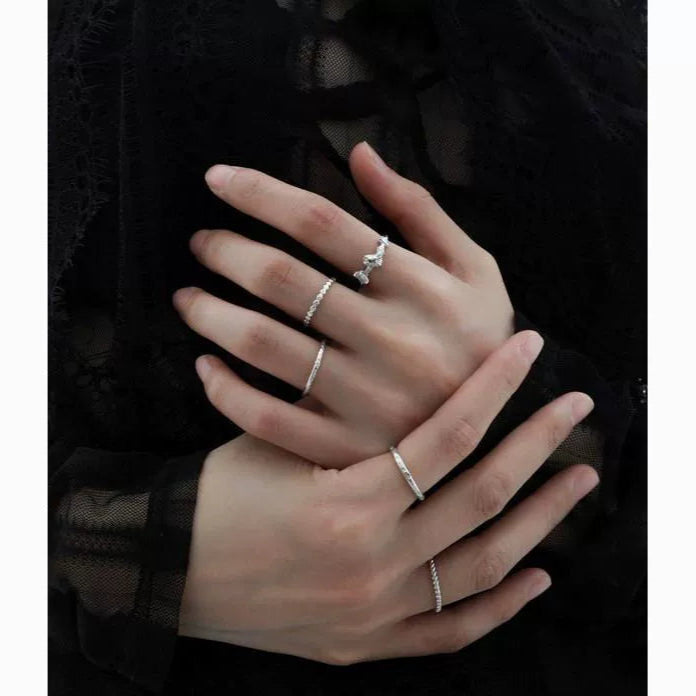 1STXULIE - Crushed Stones Series Ring