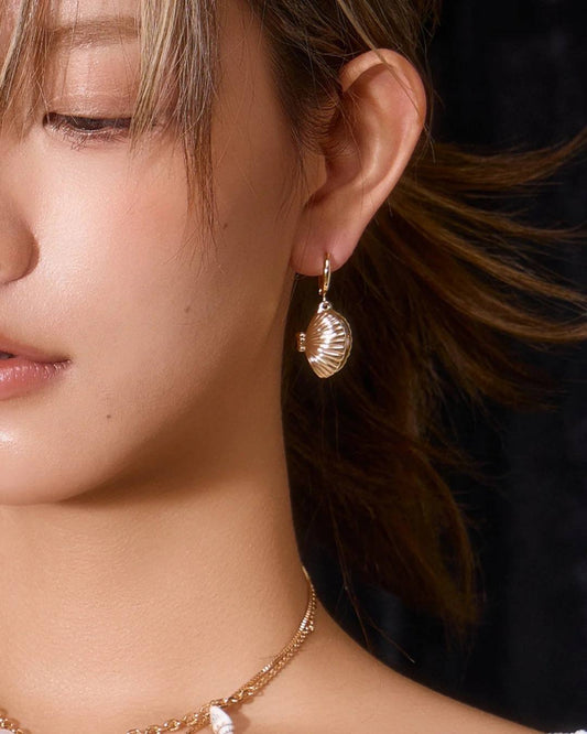 SUMIYAKI - Ocean Shell Series Pearl Earrings