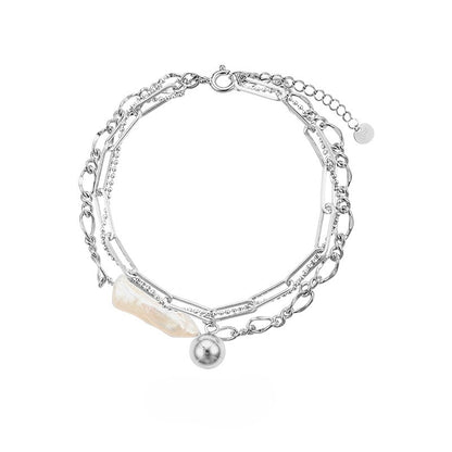 FAITMAIN - Pearl Double-Layer Bracelet