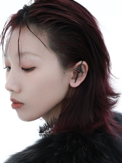 1STXULIE - Forbidden Rose Piercing Stud Earring