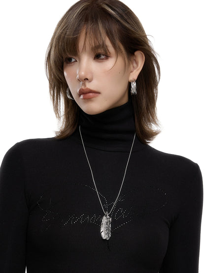 SUMIYAKI - Feather Series Hoop Earrings