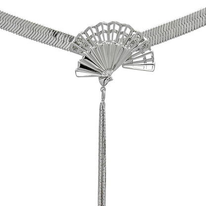 ABILLIONTH - New Chinese-Style Fan Tassel Necklace