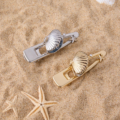 SUMIYAKI - Ocean Shell Series Starfish & Shell Hair Clip (Type 1)
