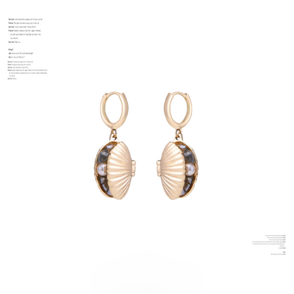 SUMIYAKI - Ocean Shell Series Pearl Earrings